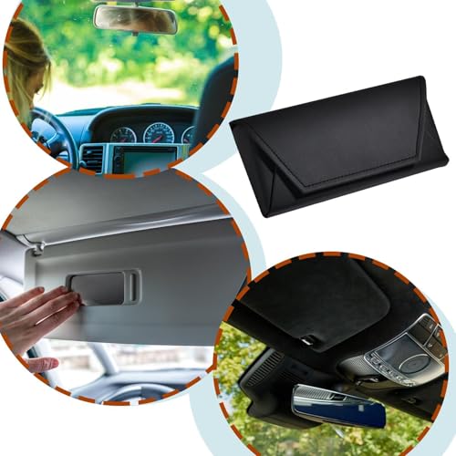 Visor de carro Sunglasses Solder, Suporte de óculos de sol para viseira de carro,Caixa de óculos de
