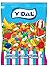 Vidal Golosinas. Glas Frut. Golosina Grajeada mezcla de Frutas. Bolsa de 2 Kg.