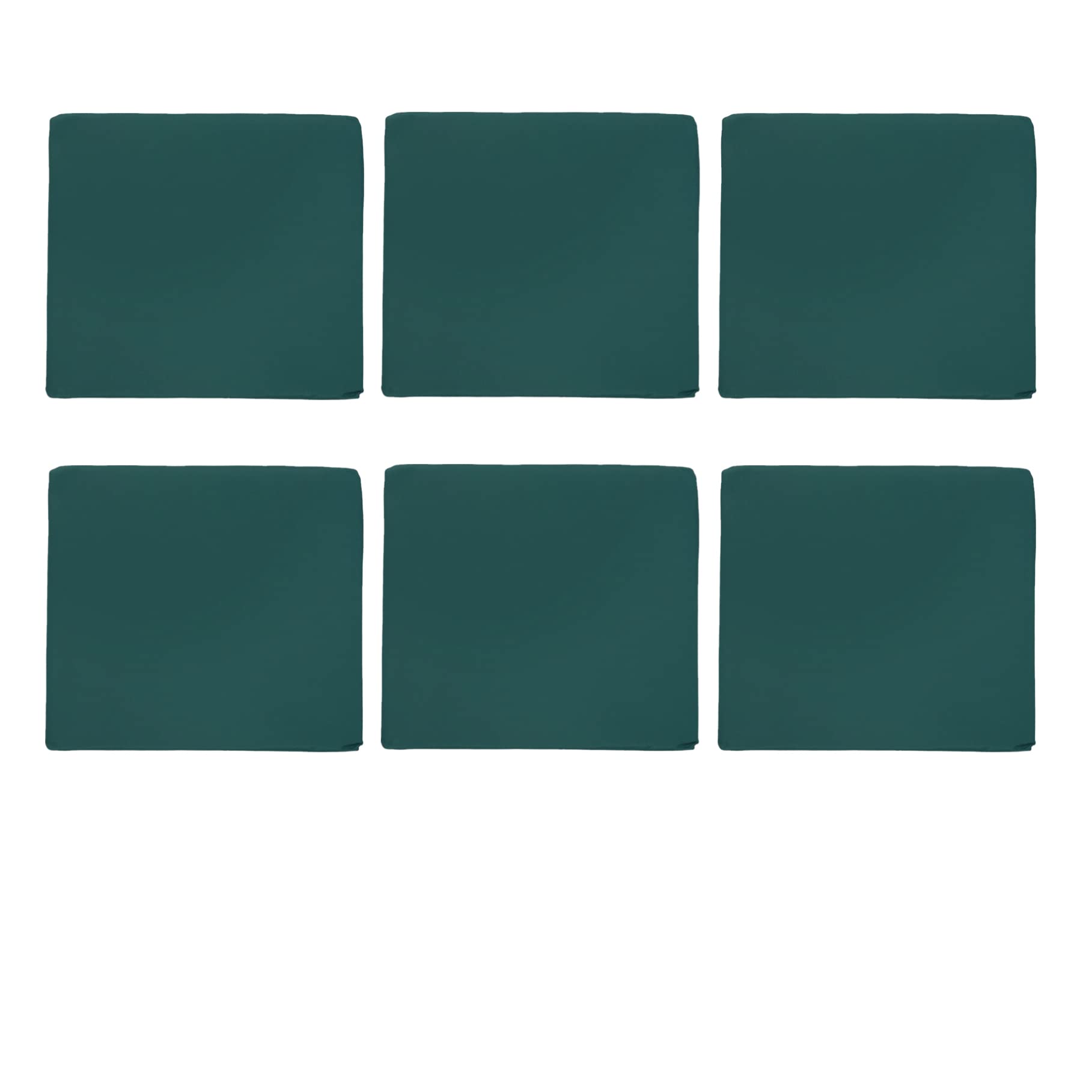 Gardenista Garden Coussin de siège de Chaise Slip Free | Hypoallergénique | Résistant à l'eau | Coussin épais avec des Attaches sécurisées pour Utilisation intérieure et extérieure | (Vert, 6)