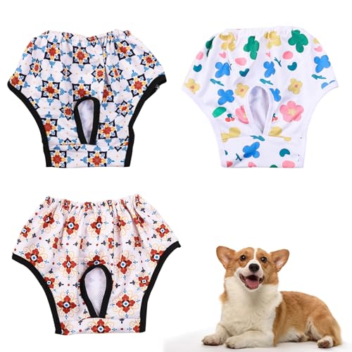 FOSDICK Bragas Menstruales Perros 3 Piezas