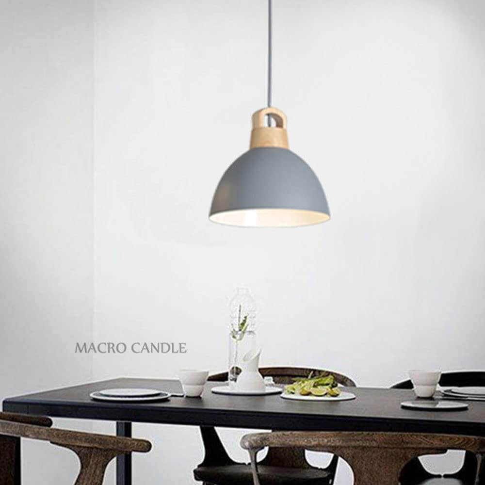 Lámpara Colgante Nórdica E26 De Metal para Comedor O Estudio.