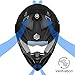 ILM Off Road Motorcycle Dual Sport Helmet Full Face Sun Visor Dirt Bike ATV Motocross Casco DOT Certified Model 606V(Matte Black, XXL)