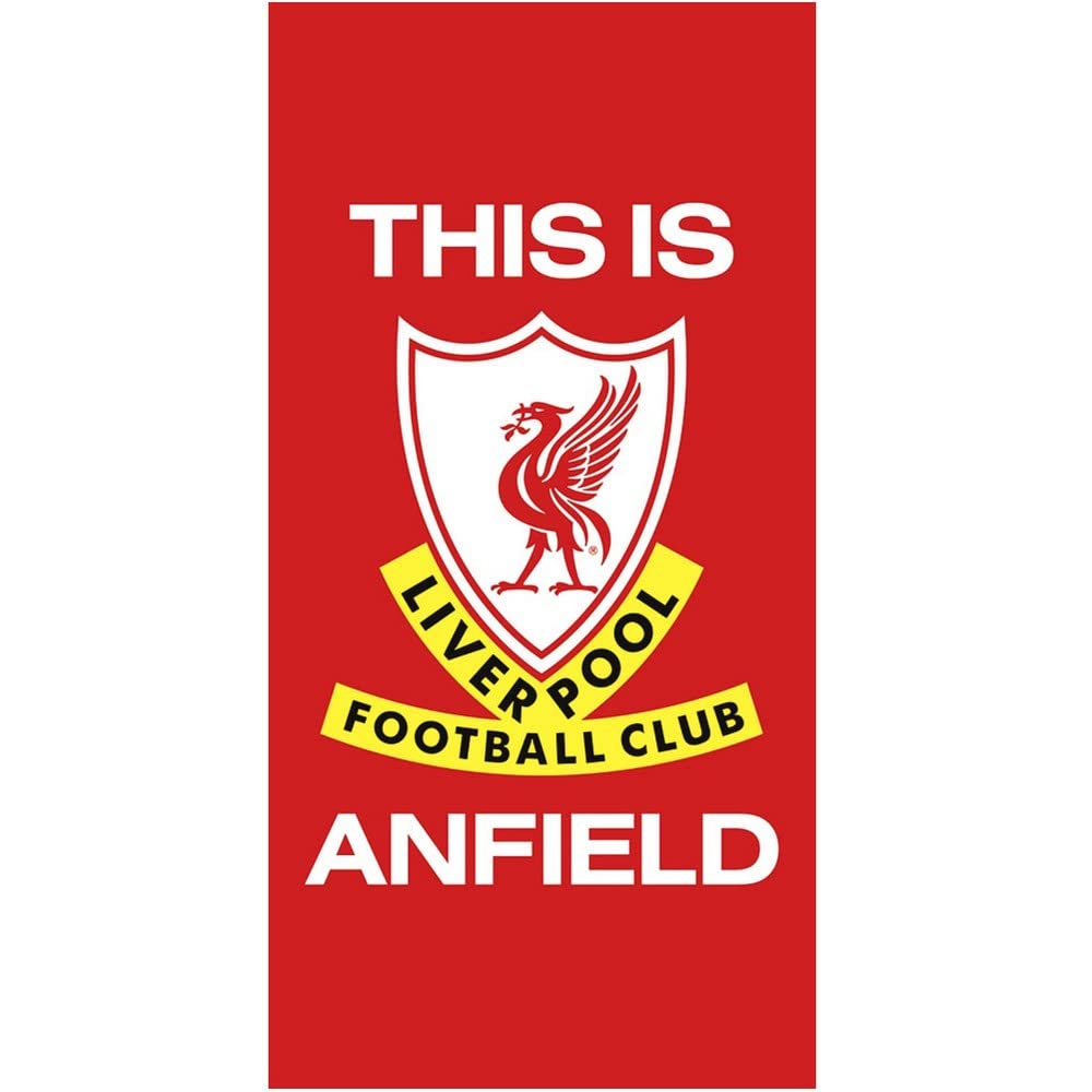 ★部屋にぜひ飾ってほしい！★リバプールライトパネル アンフィールドで購入 Amazon.co.jp: リバプールFC This Is Anfield ビーチタオル ワン