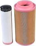 AZ59702 AZ59703 Air Filter kit Compatible for John Deere Tractors 3215 3220 3415 3420 3700 3800