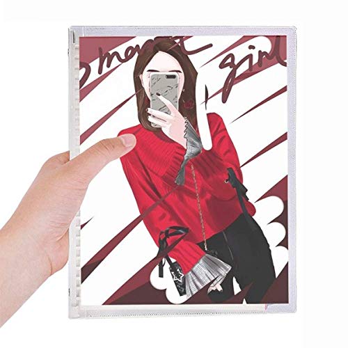 Carnet à spirales rechargeable au motif artistique pour vos notes de bureau