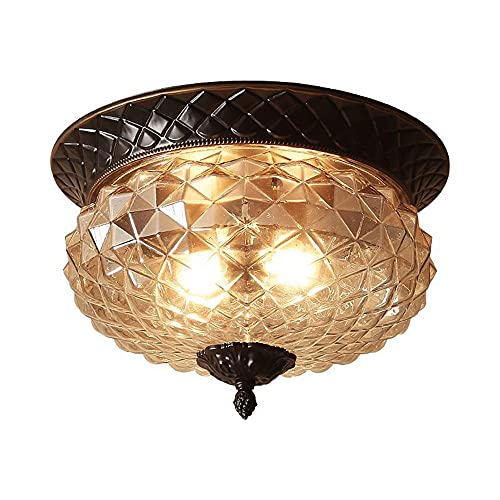 Plafonnier retro American ananas eclairage interieur de base E27 32cm entree cuisine