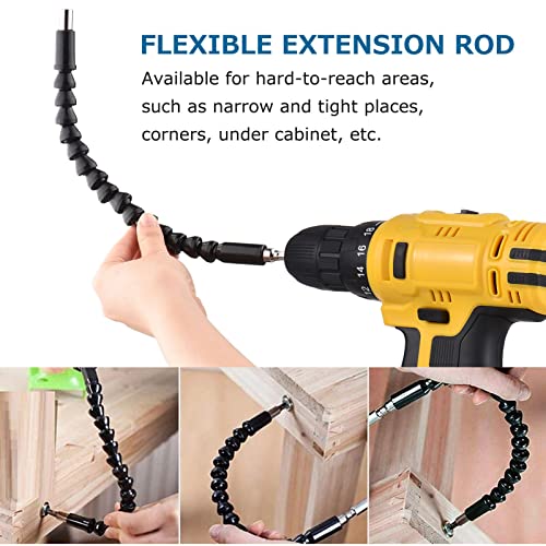 Weytoll 20 V tragbare Akku-Bohrmaschine 3/8-Zoll-Futter Handbohrmaschine Schraubendreher mit 2 Batterien… – Bild 8