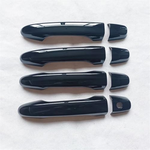 Housse de poignée porte pour CRV 2012-2015 protection extérieure noire