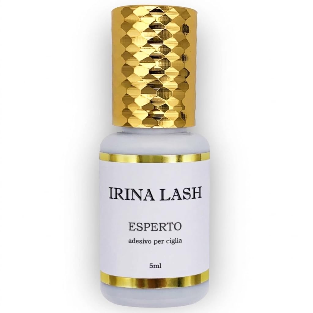 Colla per ciglia Extension, Volume Expert, Registrazione sanitaria, Asciugatura rapida in 0,5 secondo, incollatura in 7 sec, 5 ml nero per extension - Irina Lash
