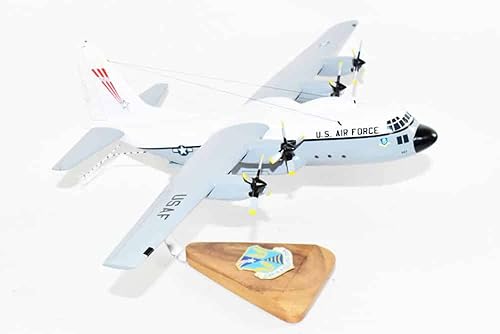 Lockheed Martin® C-130B Hercules®, 6594th Test Group, modelo de escala de caoba de 21"