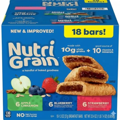 Nutri-Grains Bars Variety Pack 1.3 oz., 18 ct image 4