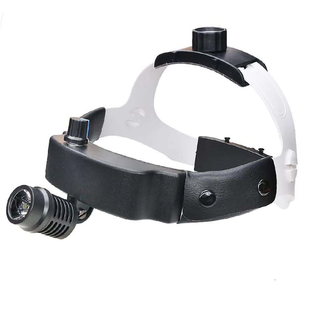 Lámpara Frontal Médica Profesional 3W LED Faro Quirúrgico Luces Quirúrgicas con Buena Banda De Punto para La Odontología Orl Tratamientos De Cara Cirugía De Plástico