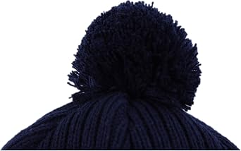 Toddler Fleece Beanie Winter Hat with Ear Flaps Baby Knit Hat with Visor