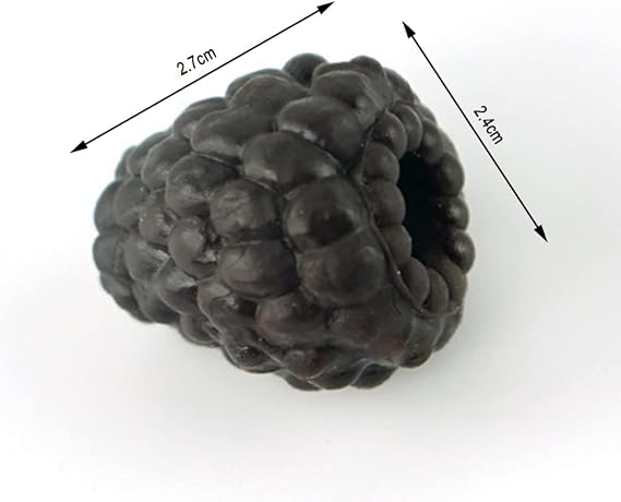 Artificial Fruit Decor, 30 Pieces Artificial Raspberries Fake Raspberries Lifelike Black Red Realistic Raspberries for Home Kitchen Dining Table Decoration Photography Props