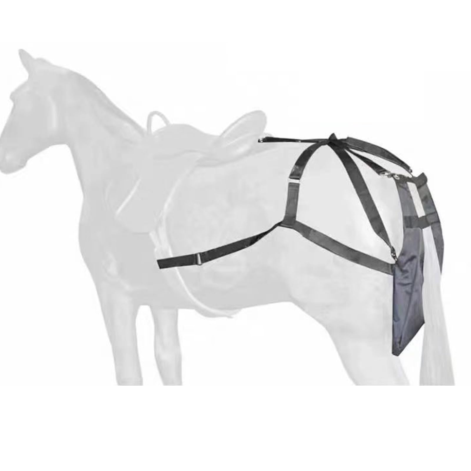 YLLFFLL Wearable Horse Manure Catch Bags 1 2 3 Pack, Large Small Horse Poop Manure Collection Bag Waterproof, Sturdy Horse Poop Collects, Lightweight Muck Catching for Riding, Easy to Clean(1 pcs,S)