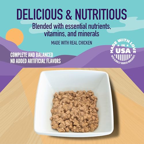 Image of A Strong Heart Canned Wet Cat Food, Prime Filets Chicken Dinner in Gravy - 5.5 oz Cans (Pack of 24), Made in The USA with Real Chicken