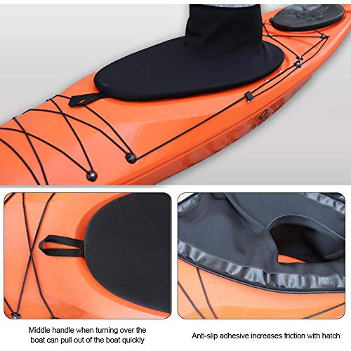 image for yunt Newest Upgraded Kayak Spray Skirt, Universal Neoprene Boat Canoe 
