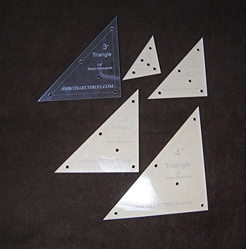 Acrylic Triangle Quilting Templates 1