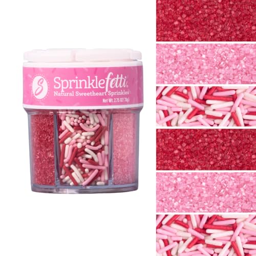 Sweets Indeed Valentines Dye Free Sprinkles | Red...