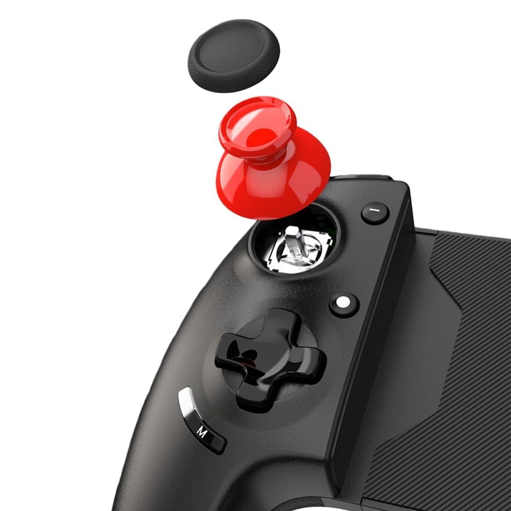 Controller di gioco mobile Gamepad Wireless per Switch 2 1 con joystick effetto Hall No Dead Zone Dual Vibration Macro Keys Lunga durata della batteria Nero