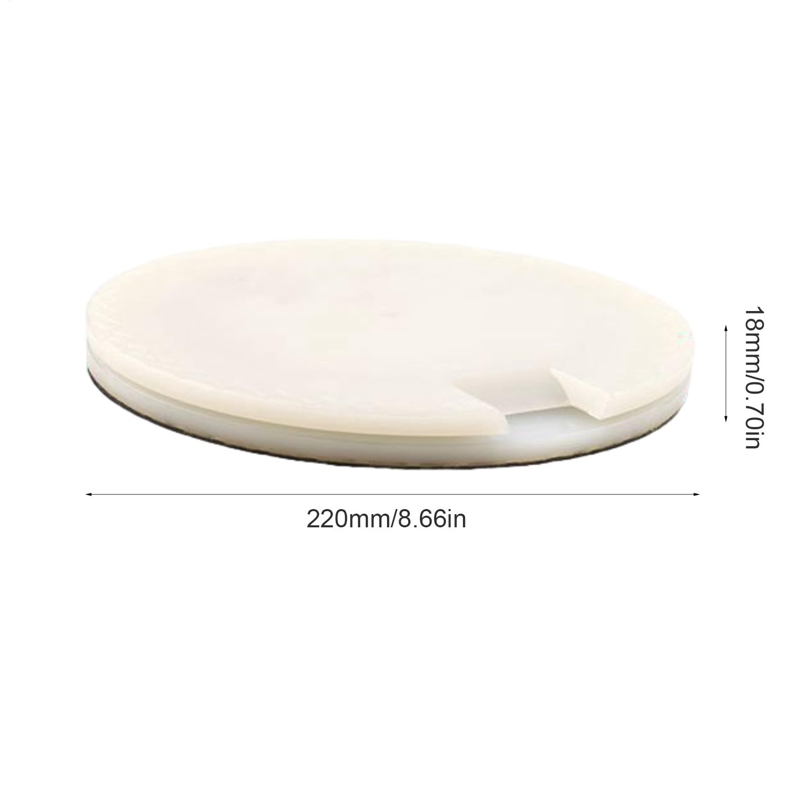 Rubber Cutting Table, Stainless Steel Tennis Cutting Board, 8.66x0.71 Inches 360° Rotatable Racket Tool, Multifunctional Accessories for Players and Beginners