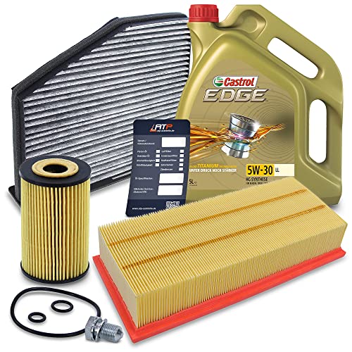 Inspektionspaket – 6L 5W-30 MB 229.51 + Ölfilter + Ablassschraube – Für Mercedes