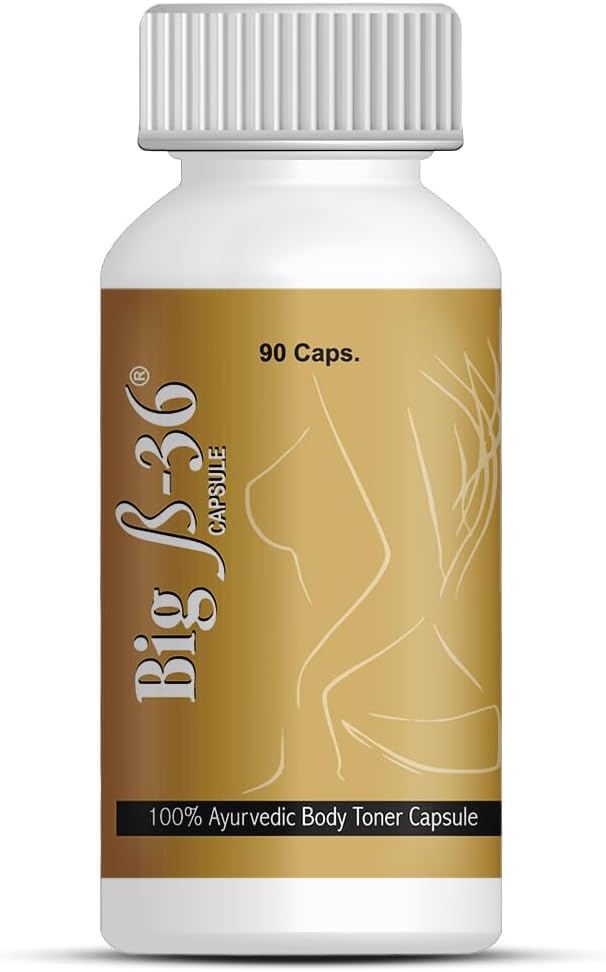 Big B-36 Capsule Best Breasts Enhancement Remedies for Women 2 Packs of 90 Capsules