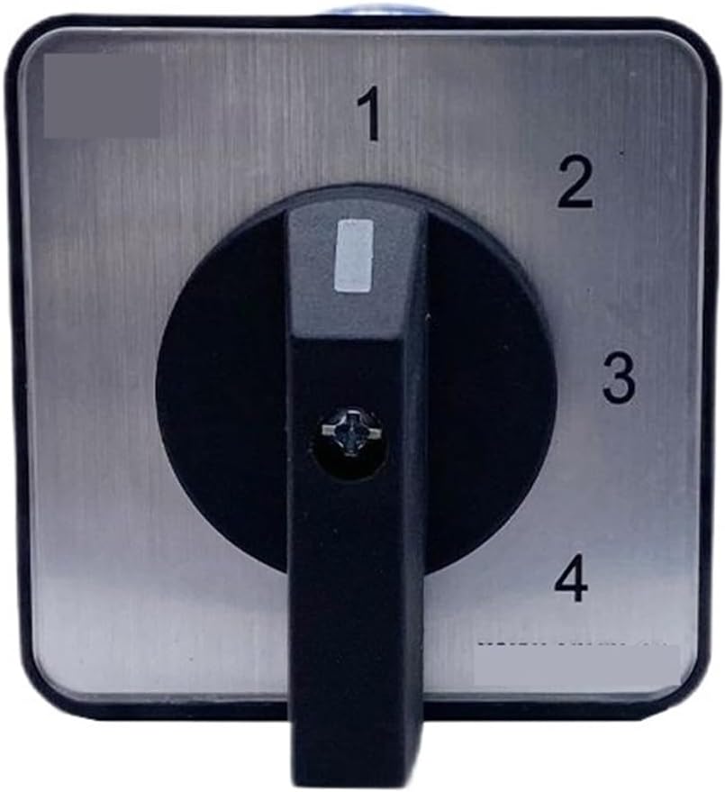 FYOCOXDS ロータリーカムスイッチ YMW26-32/5 切替セレクター シルバー 接点 32A 5極 5ポジション