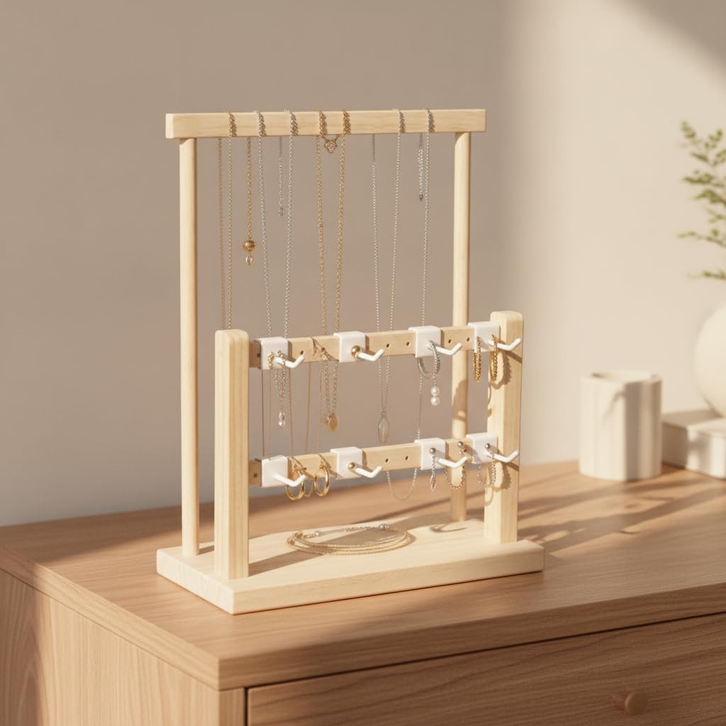 Présentoir à en Bois, Double, style to 3