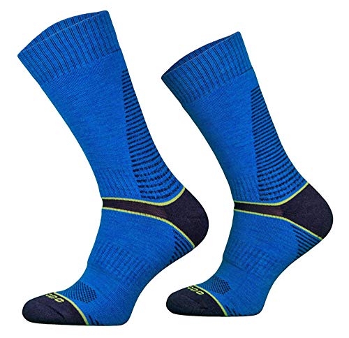 Chaussettes Randonnée Merino Laine COMODO Bleu 36-39 pour Homme et Femme