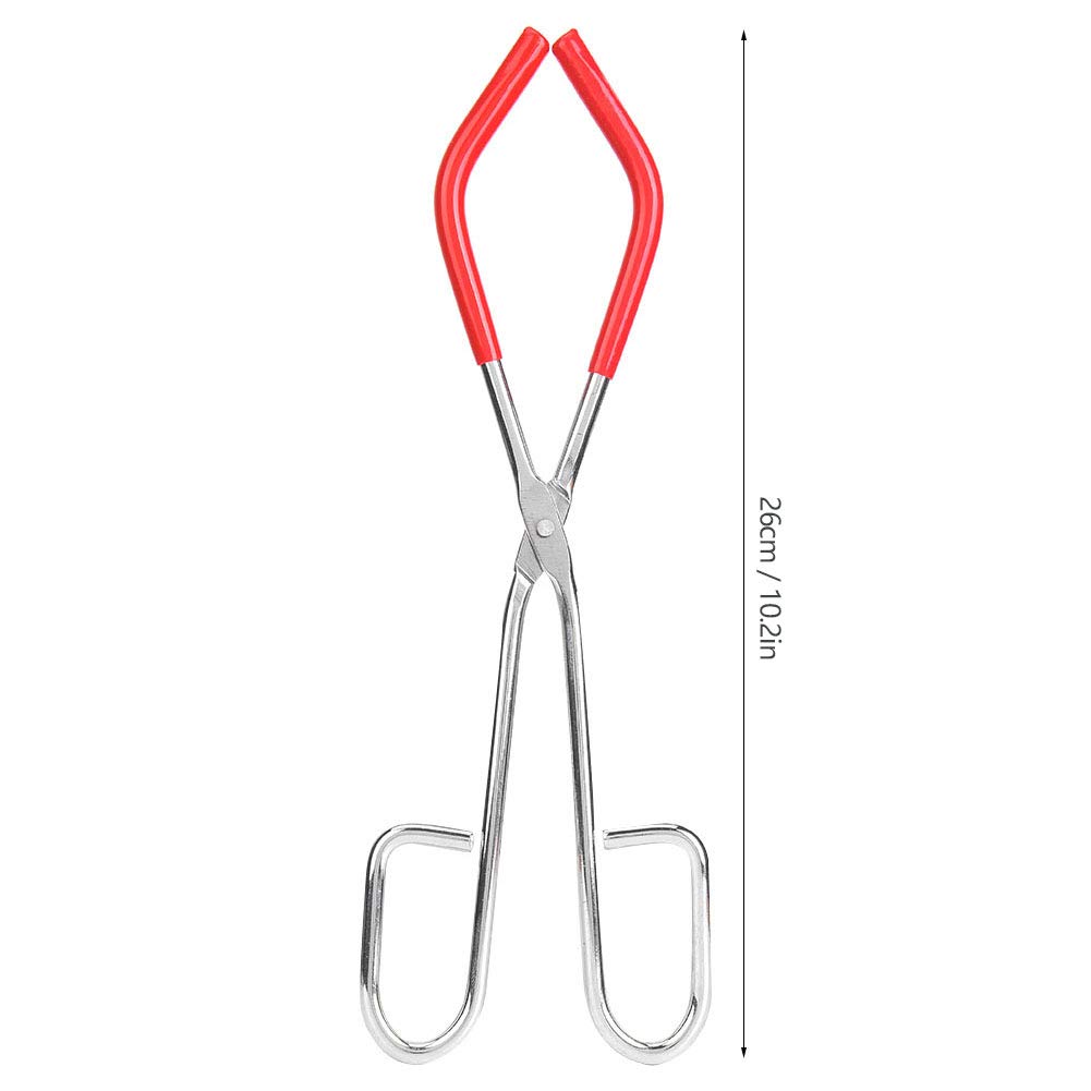 Pinza crogiolo Pinza crogiolo Pinza a morsetto Pinza a prova di corrosione Strumento didattico Pinza laboratorio ad alta pressione Pinza a clip per impianti chimici ufficio