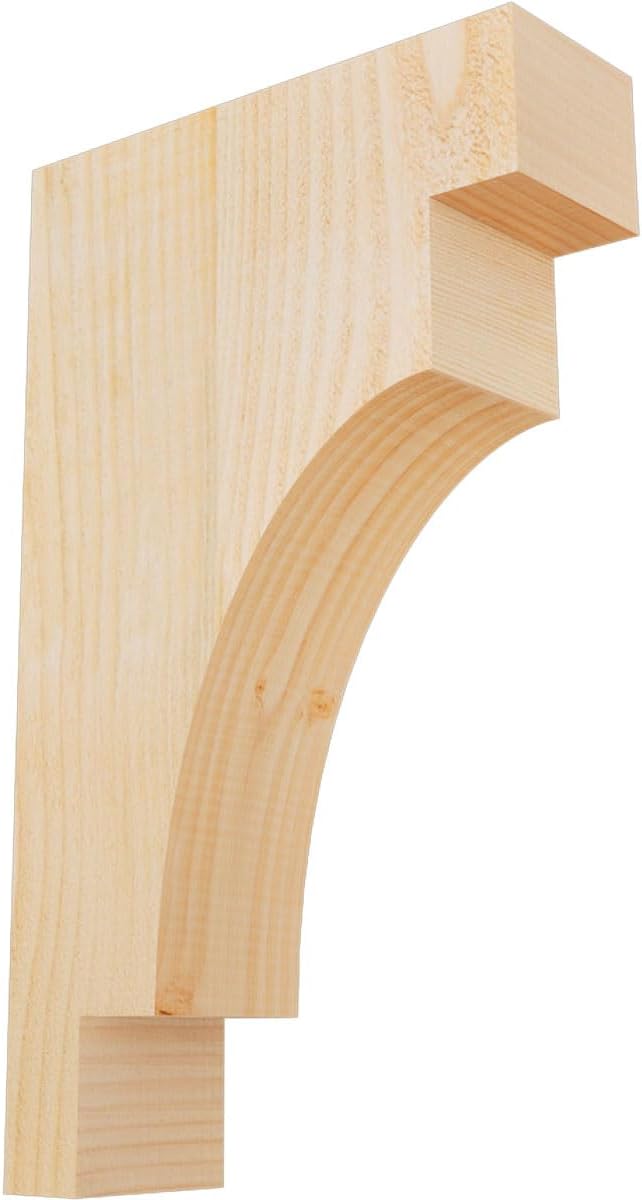 Ekena Millwork COR04X06X10MED00RWR 4"W x 6"D x 10"H Mediterranean Rough Sawn Corbel, Western Red Cedar
