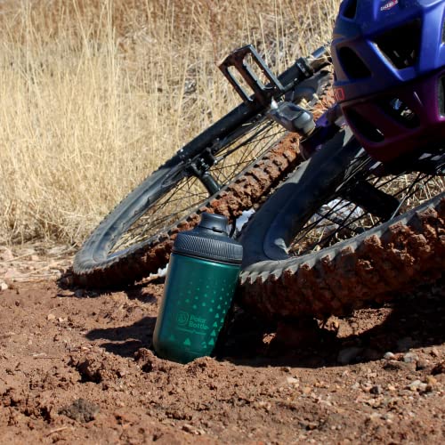 Polar Bottle - Session - 15Oz Muck - Forest Green - Water Bottle – Ideal For Your Mountain Bike Adventure - Fits Most Bike Bottle Cages #TOP4