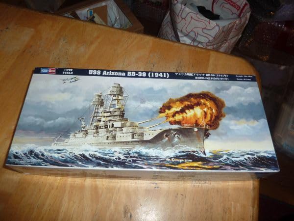 ホビーボス 1/700 アメリカ戦艦 アリゾナ BB-39 1941 プラモデル HOBBY