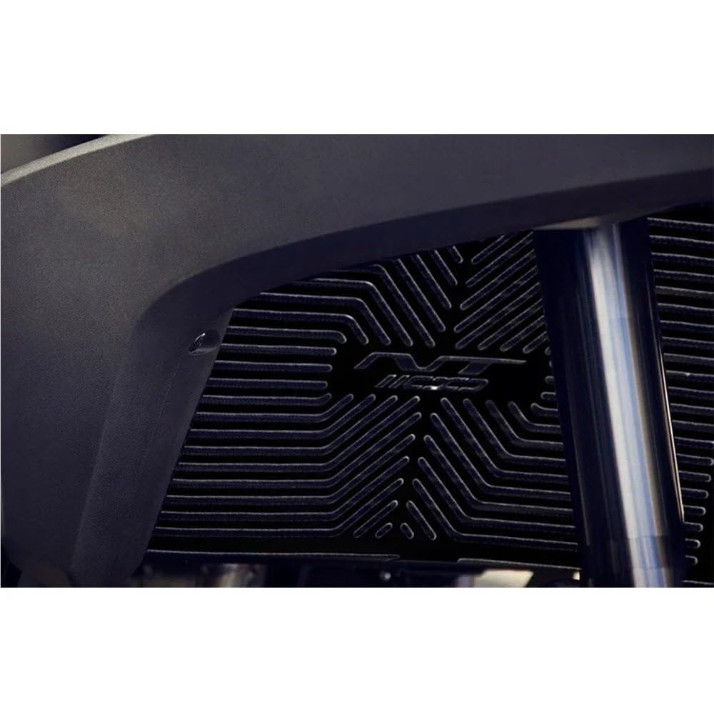 Kühlerabdeckung Motorrad Für H&ONDA NT1100 NT 1100 2021 2022 2023 Motorrad Kühler Schutz Schild Wasser Tank Schutz(Black 2)