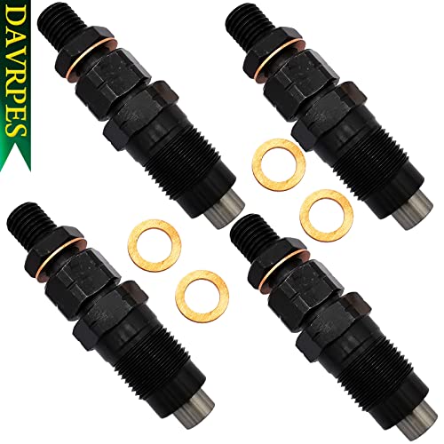 DAVRPES 4PCS 23600-69105 Fuel Injector Fuel Spray Nozzle Engine For Toyot-a 4Runner Grand Hiace Granvia Hiace Hilux Land Cruiser Regius Touring Hiace Replace#039500-5630｜2360096105｜0395005630