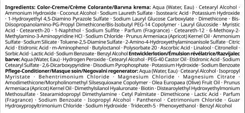 Foto von Brillance Intensiv-Color-Creme 888 Dunkle Kirsche (160 ml), dauerhafte Haarfarbe mit Diamant-Glanz und Pflege-Conditioner, für 10 Wochen Farbintensität