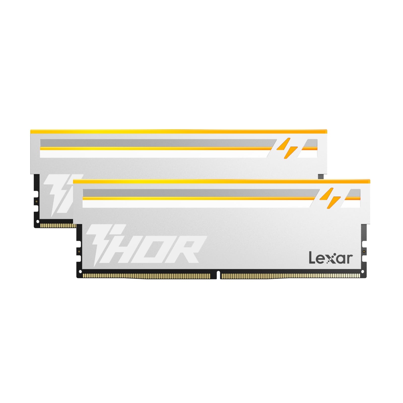 Lexar RGB DDR5 RAM 32GB Kit (2x16GB) 6000 MHz CL38, Memoria Desktop UDIMM a 288 pin per Intel XMP 3.0/AMD EXPO, DRAM per PC per gaming, AI, 1,35 V, Argento