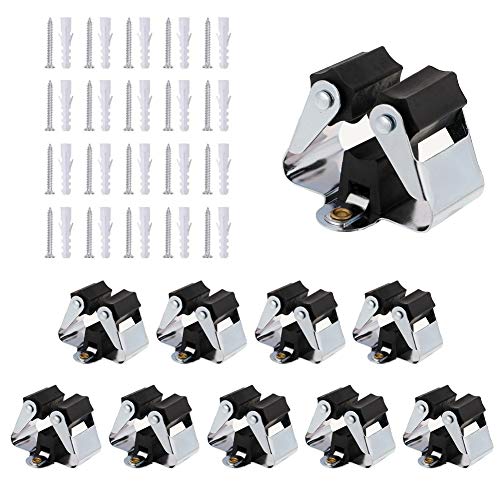 Preisvergleich Produktbild SUSSURRO 10er Gerätehalter Besenhalter Wandhalterung Besenhalter Wand rostfrei optimale Aufbewahrung Aller Geräte Haushaltsgeräte - besenhalterung