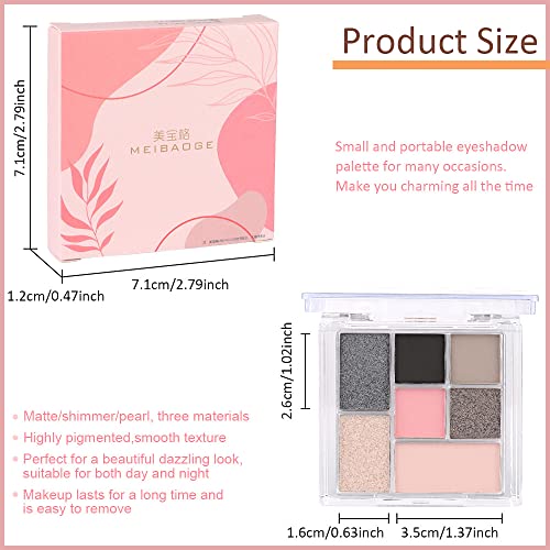 2Pcs 14Color Colorful Eyeshadow Palette,Black Red Brown Dark Korean Glitter Matte Nude Eyeshadow Palette Cool Warm Neutrals Rainbow Eyeshadow Palette,Highly Pigmented Long Lasting Waterproof Eyeshadow #TOP5