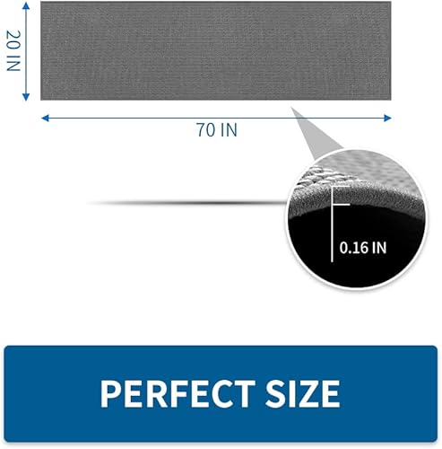 Miniatura 42 de Alfombras y tapetes de cocina antideslizantes, lavables, absorbentes para cocina, parte delantera del fregadero, tapetes de cocina para suelo