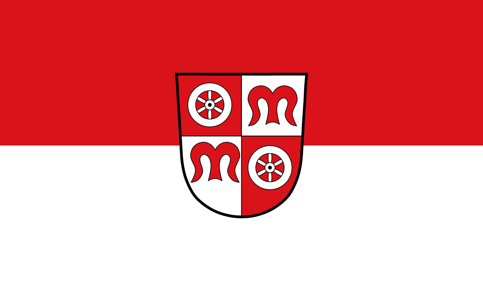 Drapeau Miltenberg indéchirable 1.35m² pour mâts exposés au vent