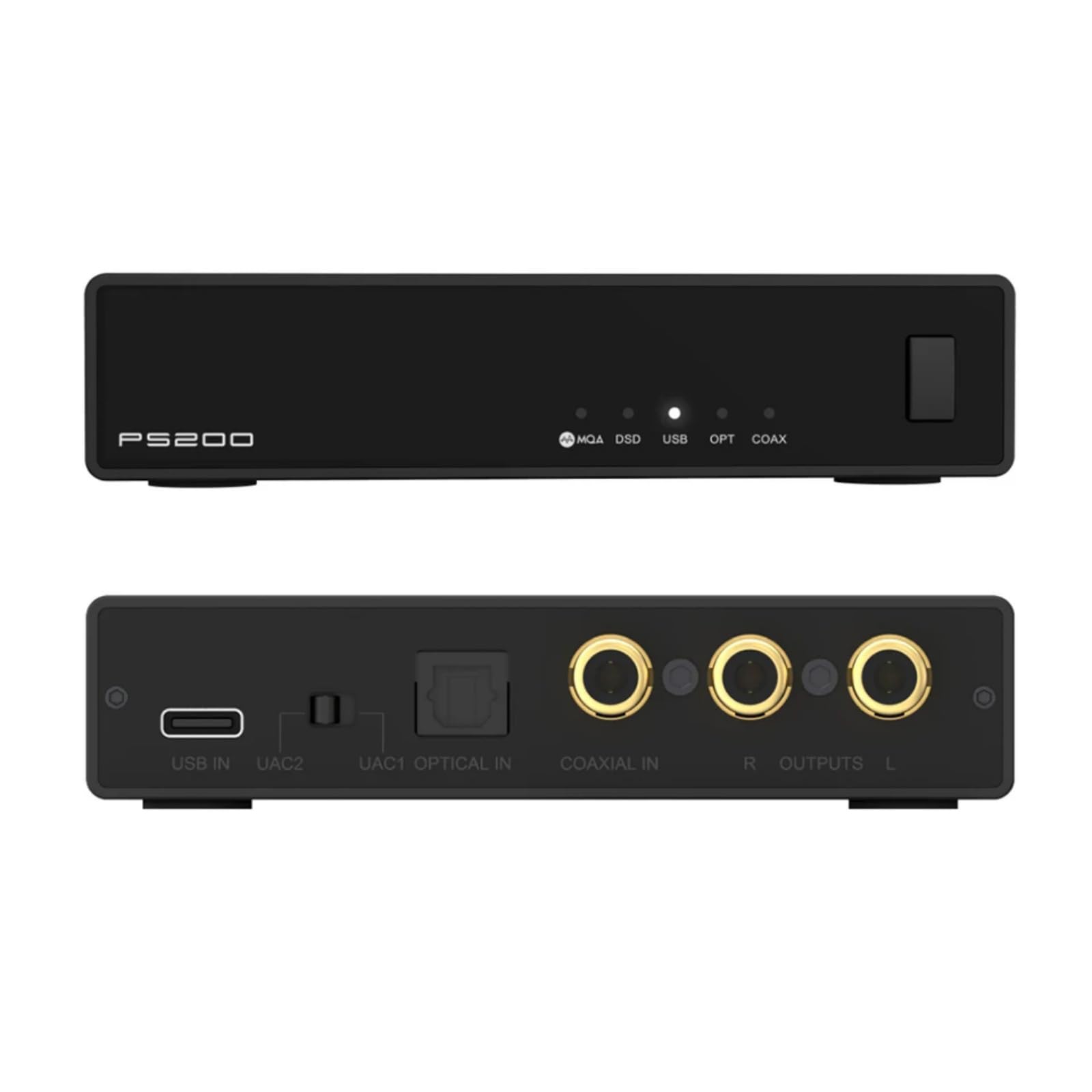 Convertitore premium con firmware aggiornabile e supporto stabilità migliorato Collegamento a bassa latenza MQA e DSD512