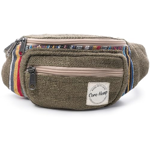 core hemp fanny pack (Boho Green)