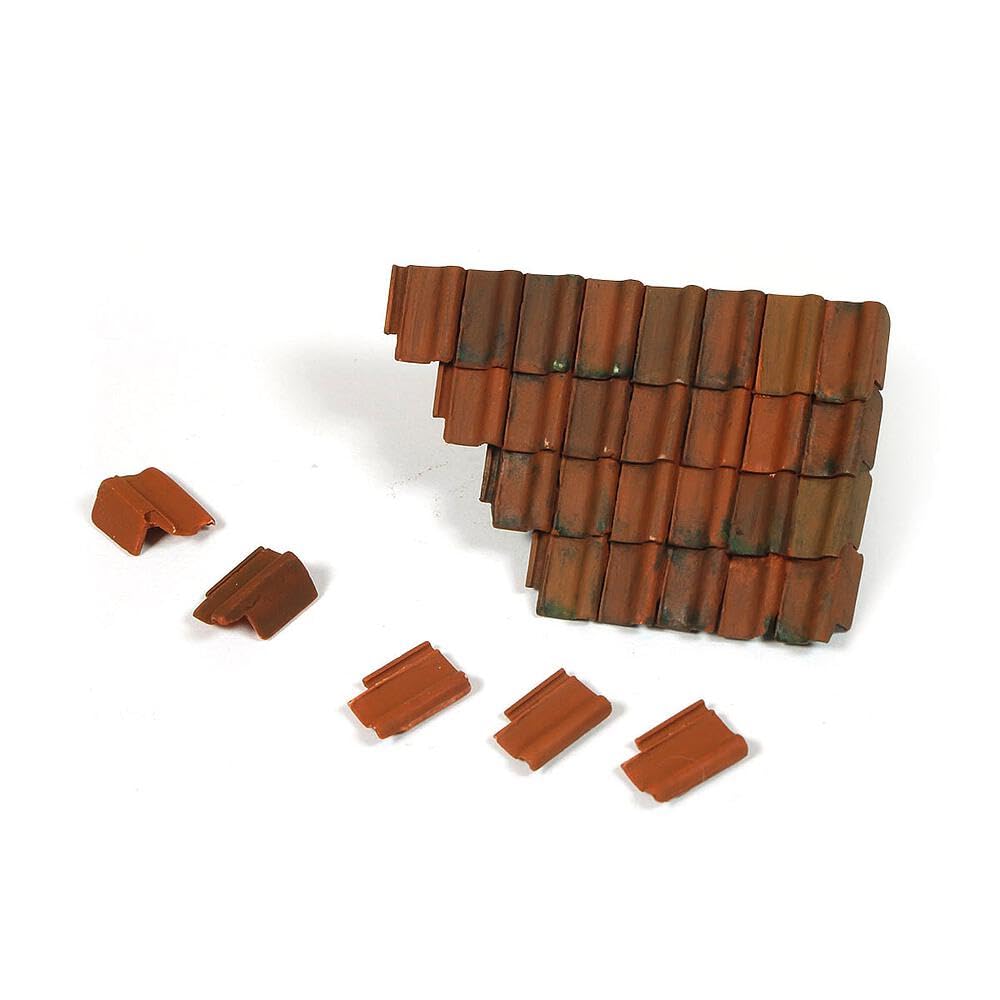 Damaged Roof Section & Tiles - Scale 1:35 - Terrain - Acrylicos Vallejo