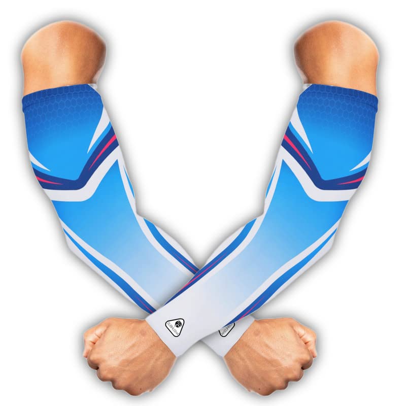 Arm Sleeve Unisex Sports Compression Sun Protection UV UPF 50 Cooling Sleeve Tattoo Cover Up Men & Women Cycling Cricket Biking Riding Golf Football Basketball & Running-picture-10
