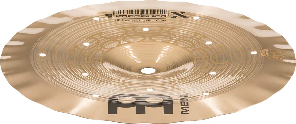 Meinl Cymbals GX-10FCH Generation-X Thomas Lang Signature Filter Chinas 25,4 cm (10 Zoll) Regular Finish