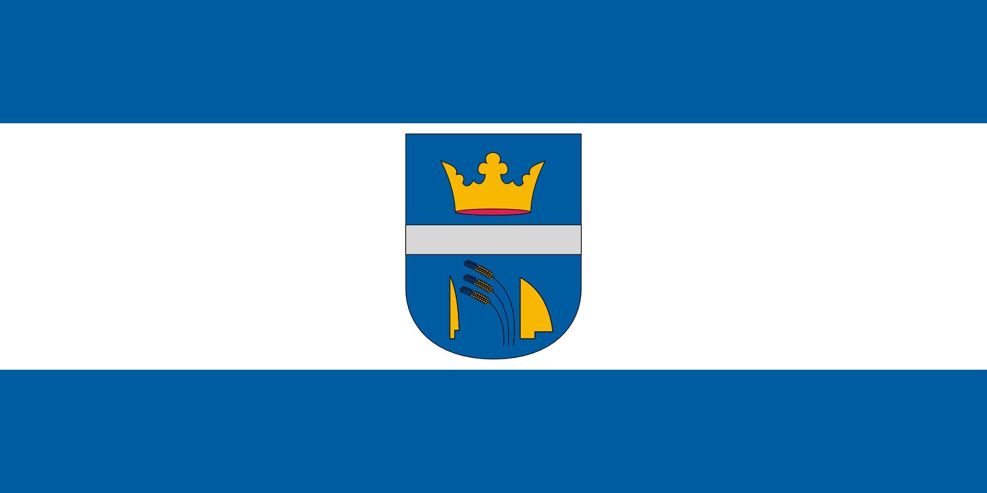 Drapeau large Bakonyszentiván officiel de grande taille pour mât