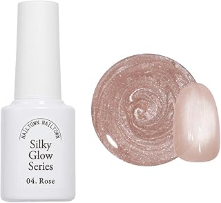 irogel(イロジェル) ネイルタウン 超微粒 4ミクロン マグネットネイル ネイルタウンジェル ポリッシュタイプ シルキーグロウシリーズ 約5ml（04.ロゼ）
