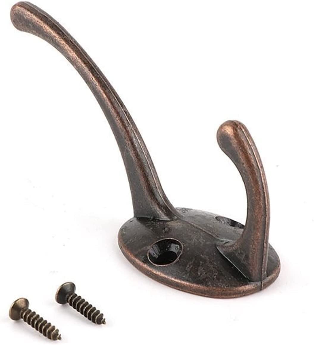 Garderobenhaken Haken 10 Stück Vintage Garderobenhaken, Badezimmer-Kleiderhaken, Bronze-Kleiderbügel, Wandhalterung Kleiderhaken Wand Für Bad
